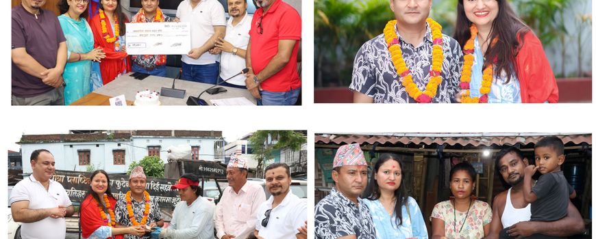 युवा व्यवसायी तथा समाजसेवी भट्टराईले सामाजिक कार्य गरेर मनाए जन्मदिन 