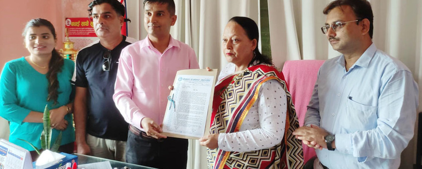 पत्रकार महासंघ झापाले  बुझायो बिर्तामोड नगरपालिकामा ज्ञापनपत्र, १५ वटै पालिकामा बुझाइने