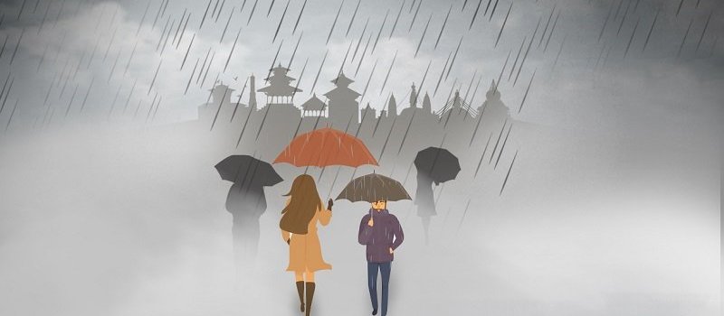 आज  मेघगर्जन र चट्याङसहित पानी पर्ने सम्भावना