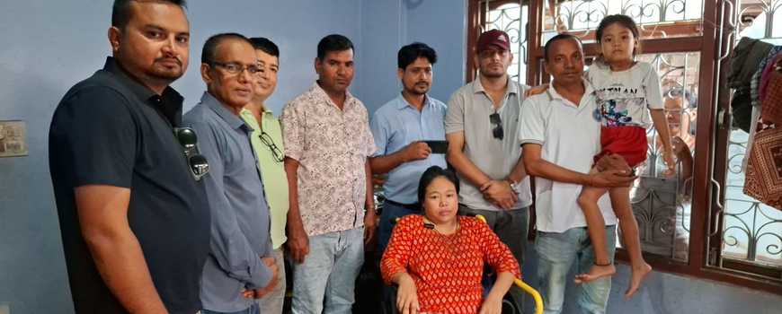 आर्थिक अभावका कारण विद्यालय जान बाट बन्चित बालिकालाई निदि माविले निशुल्क पढाई दिने 