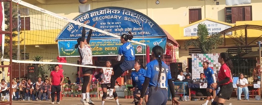 नेपाल पुलिस क्लब अर्जुनधारा महिला भलिबलको सेमिफाइनलमा