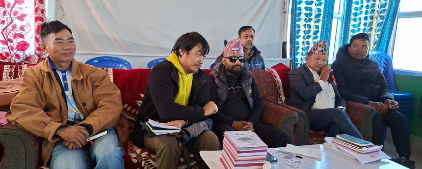 हर्कराज साम्पाङ बिर्तामोड आउँदै