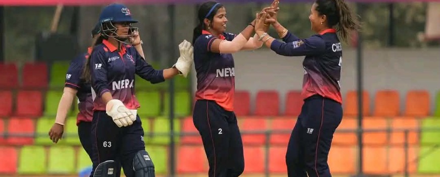 महिला टी-२० विश्वकप छनोट: नेपालको पहिलो जित निकाल्यो